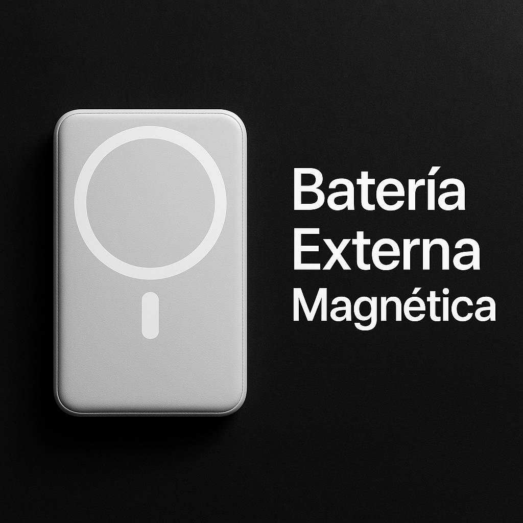 Batería externa magnética